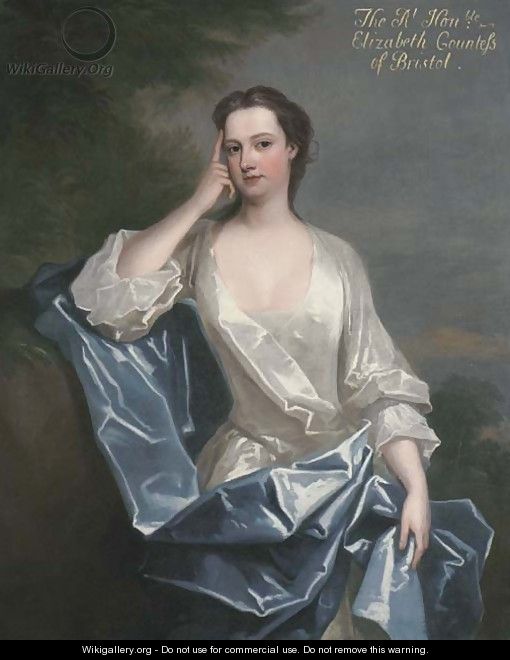 Portrait Of A Lady, Traditionally Identified As Elizabeth Felton, Of Playford, Later Countess Of Bristol (1677-1741), Three-Quarter-Length - Charles Jervas