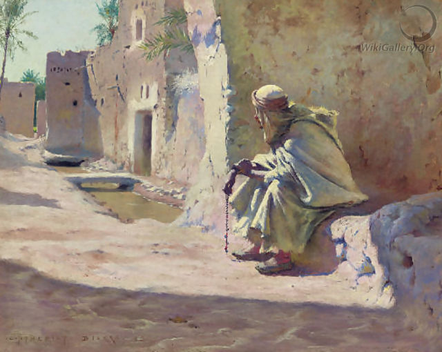 In the Shade, Biskra - Charles James Theriat