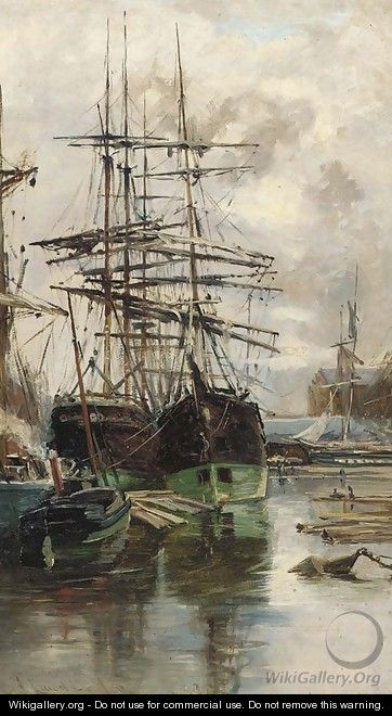 Shipping on the Clyde - Charles James Lauder