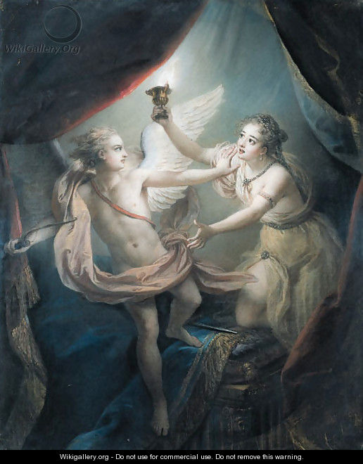 Cupid abandoning Psyche - Charles-Antoine Coypel