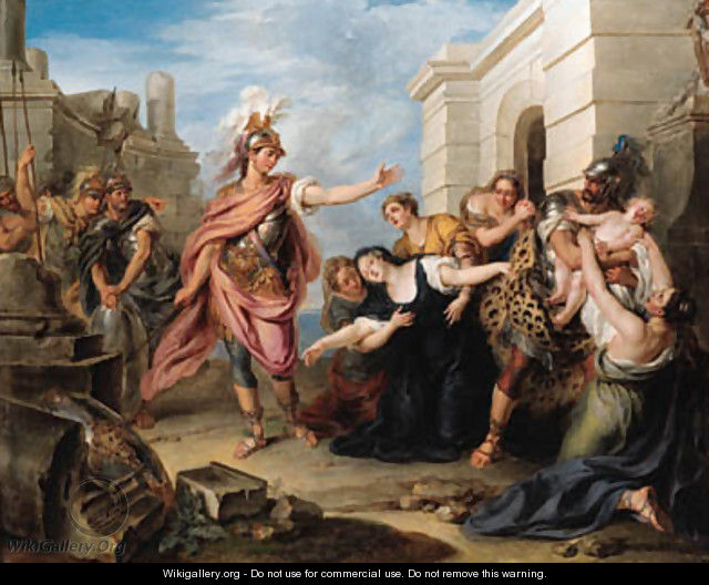 Andromache and Pyrrhus - Charles-Antoine Coypel