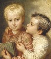 Two young boys - Karl Wilhelm Friedrich Bauerle