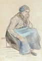 Paysanne assise - Camille Pissarro