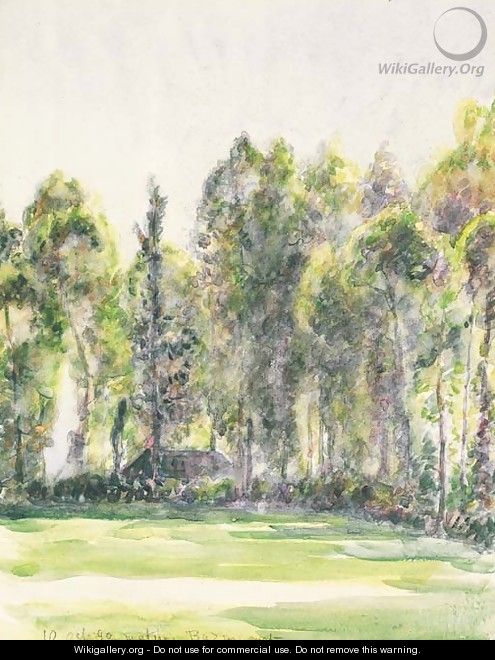 Paysage a Bazincourt - Camille Pissarro