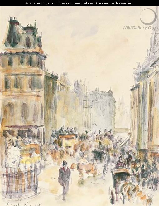 Ludgate Hill - Camille Pissarro