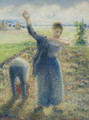Les travailleurs aux champs - Camille Pissarro