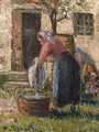 La laveuse - Camille Pissarro