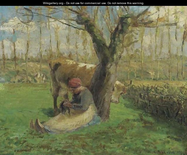 La gardeuse de vache 2 - Camille Pissarro