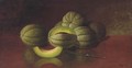 Still Life with Melons and Knife - Carducius Plantagenet Ream