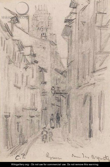 Rue des Arpentes AAAA  Rouen - Camille Pissarro