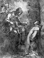 The Madonna and Child appearing to Saint Bernard - Bernardino Barbatelli Poccetti