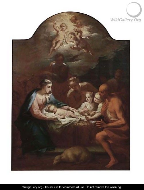 The Adoration of the Shepherds - Bernard Joseph Wampe