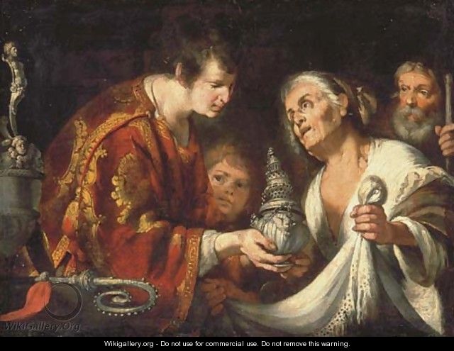 The Charity of Saint Laurence - Bernardo Strozzi