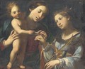 The Mystic Marriage of Saint Catherine - Bolognese School