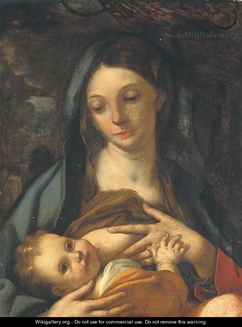 The Madonna and Child - Bolognese School