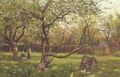 In the orchard - William Teulon Blandford Fletcher