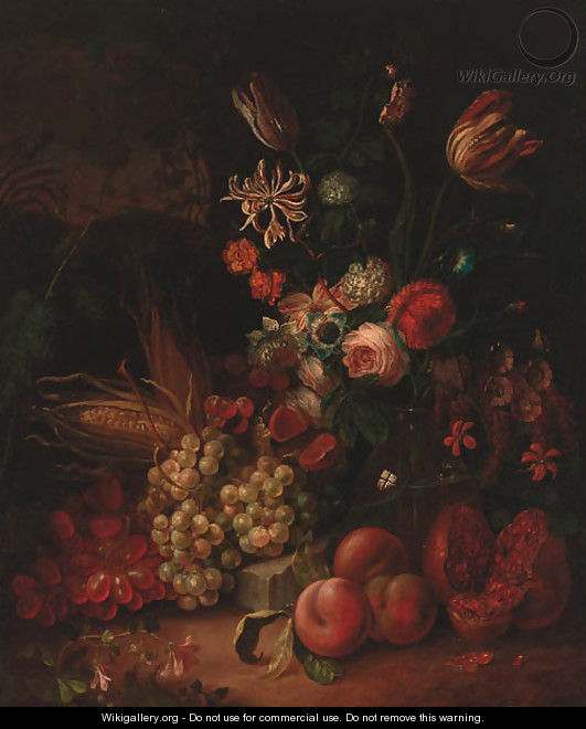 Flowers - (after) Abraham Mignon