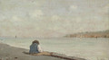 A rest on the shore - Ferdinando Ruggieri