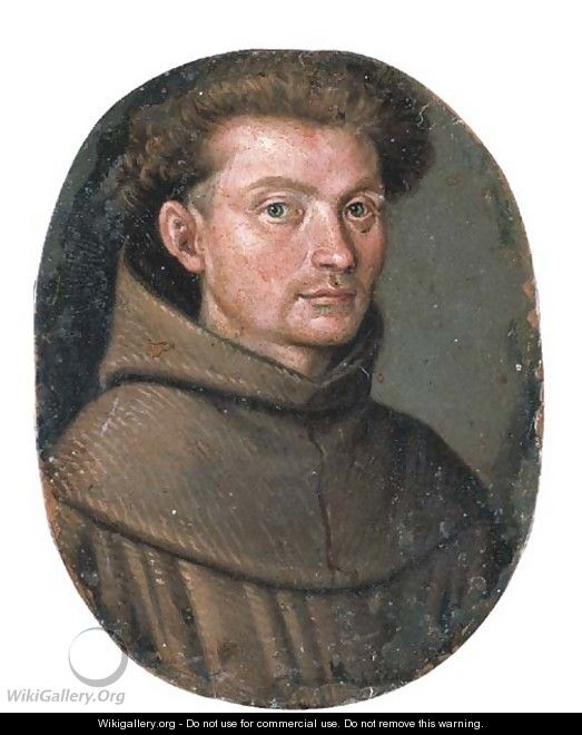 Portrait of a Franciscan monk, bust-length - Flemish School