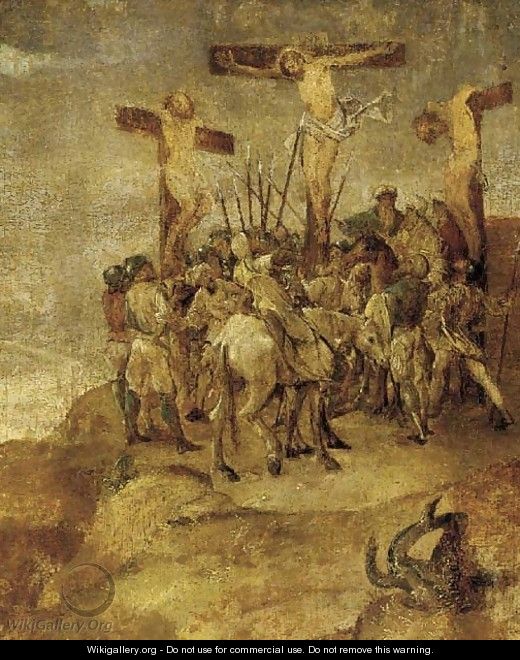 Christ on the Cross - Flemish School