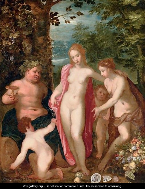 Venus, Bacchus and Ceres - Flemish School