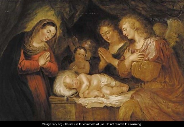 The Nativity - Flemish School
