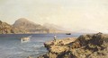 Fishermen on a rocky island off Capri - Friedrich Nerly