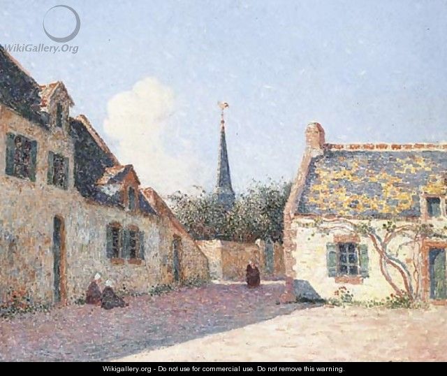 Place du village - Ferdinand Loyen Du Puigaudeau