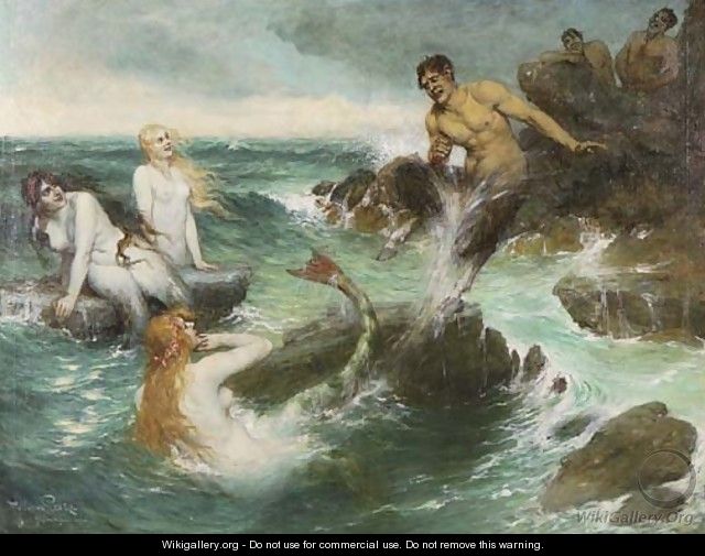 The Mermaids - Ferdinand Leeke