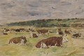 Vaches au paturage 3 - Eugène Boudin