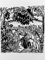 Badeszene unter berhngenden Baumzweigen - Ernst Ludwig Kirchner