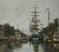Canal aA  Rotterdam - Eugène Boudin