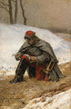 The wounded soldier - Etienne Prosper Berne-Bellecour