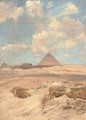The Pyramids at Giza - Eugen Felix Prosper Bracht