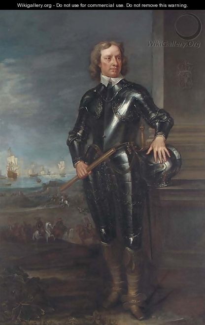 Portrait of Oliver Cromwell (1599-1658), Lord Protector of England - English School