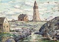 Lighthouse at Peggy's Cove, Nova Scotia - Ernest Lawson