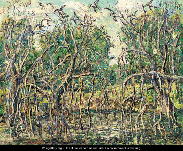Florida Mangroves - Ernest Lawson