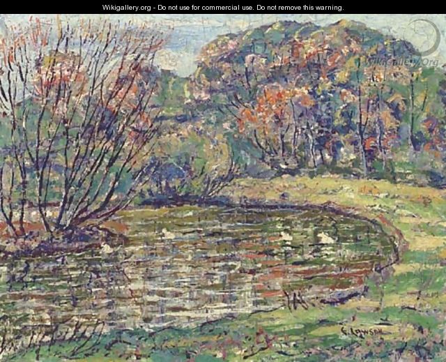Autumn Pond - Ernest Lawson