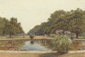 The pool, Hampton Court - Ernest Arthur Rowe