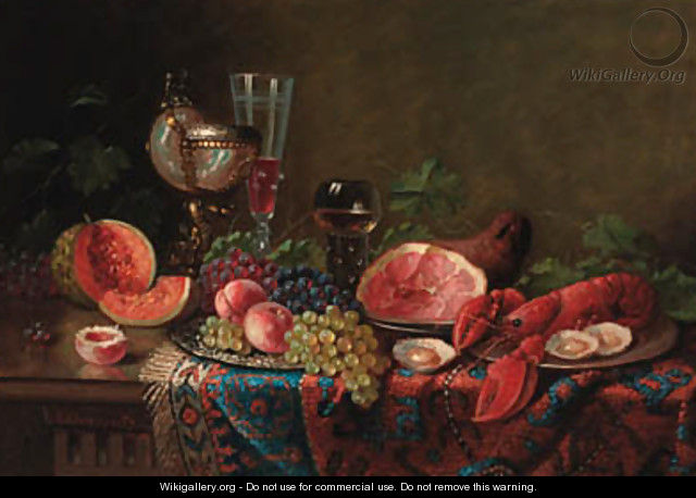A table set for a feast - Ernst Czernotzky