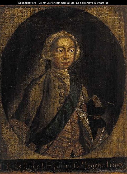 Portrait of George III (1738-1820), as Prince of Wales - English School
