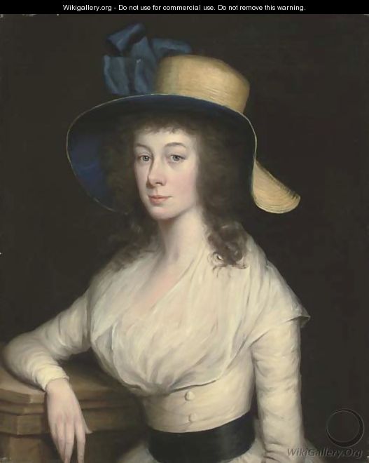 Portrait of a lady, traditionally identified as Lady Anne Ward - English School