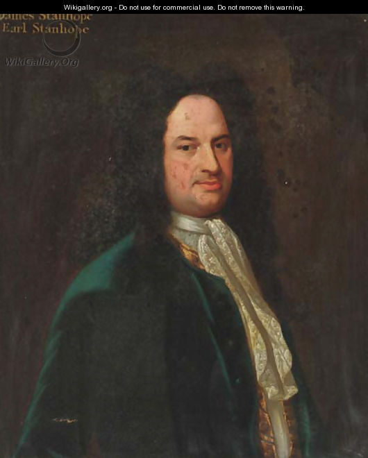 Portrait of James Stanhope - English School