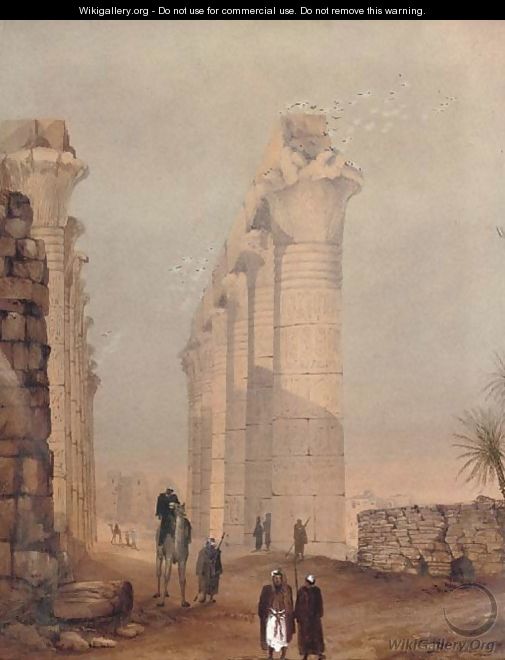 The temple complex at Edfu, Egypt - English School