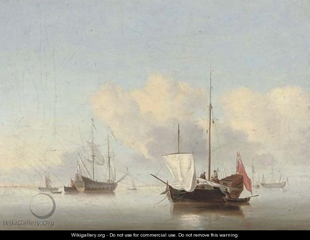 Shipping in a calm - (after) Jan Van Os