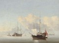 Shipping in a calm - (after) Jan Van Os