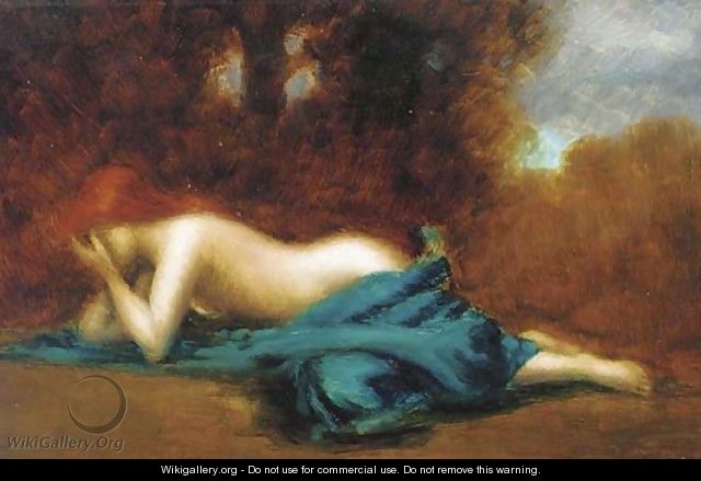 An allegory of sorrow - (after) Jean-Jacques Henner