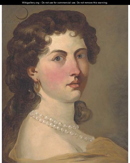 Portrait of a lady - (after) John Baptist Medina