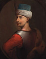 Portrait of a Turk, previously identified as Sultan Sellim III - (after) Johann Zoffany