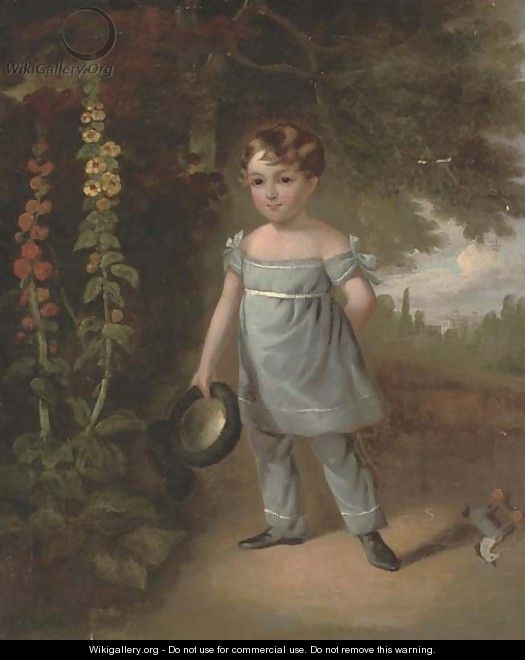 Portrait of a young boy - (after) Jacques Laurent Agasse